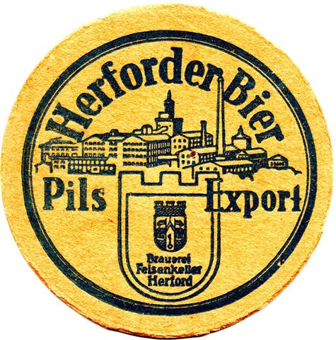 hiddenhausen hf-nw herforder pils export 1a (rund215-schrift fett-blau)
